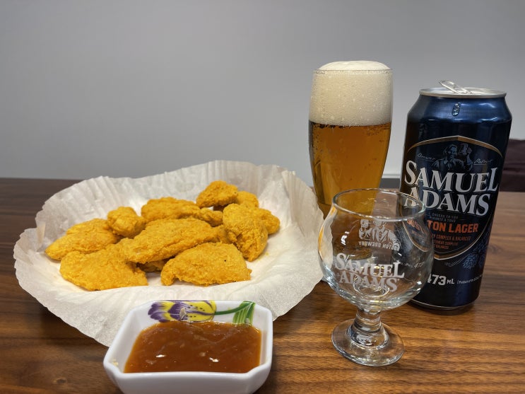  [제품] CJ 고메핫스파이시치킨과 보스턴 맥주