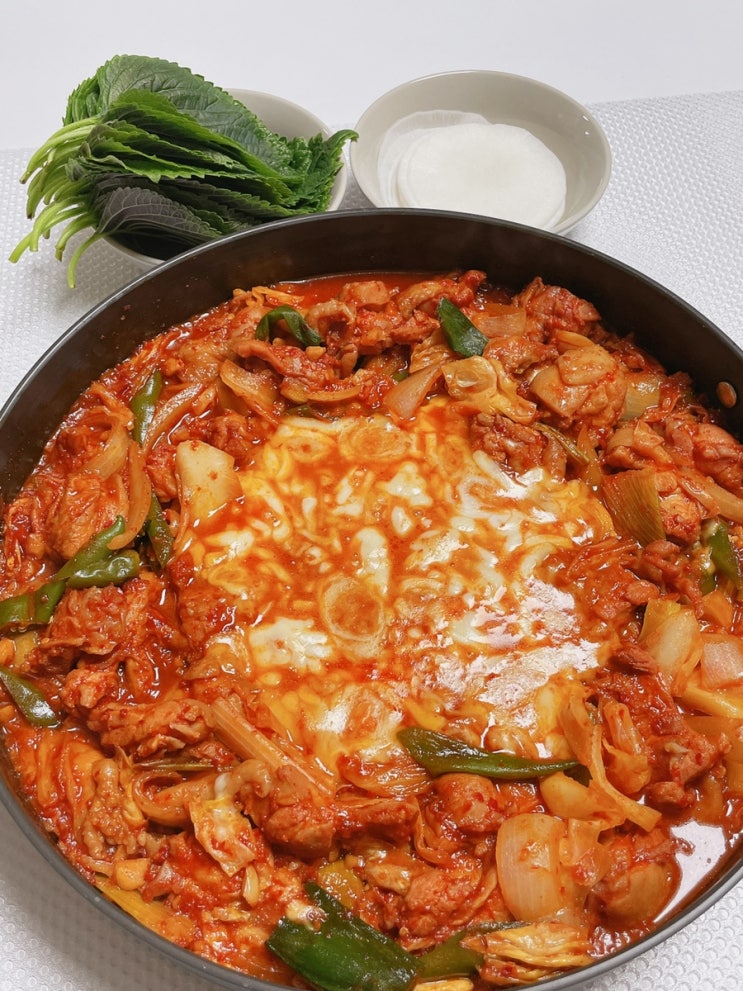  백종원 닭갈비 황금비율 양념.  치즈까지 환상조합