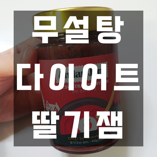  안단잼 무설탕 다이어트 딸기잼은 처음이지?