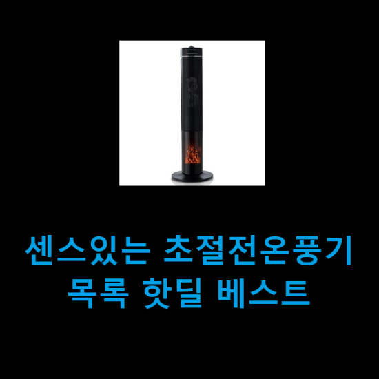 센스있는 초절전온풍기 목록 핫딜 베스트