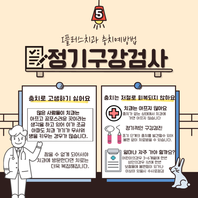 충치를 예방하는 방법, 5가지만으로 충분합니다! 3