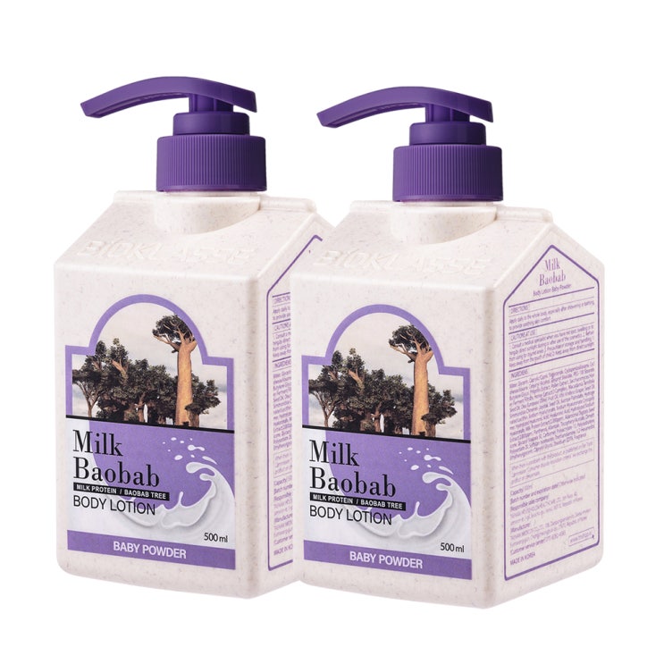가성비갑 밀크바오밥 바디로션 베이비파우더향, 500ml, 2개(로켓배송) 추천합니다 가성비갑 밀크바오밥 바디로션 베이비파우더향, 500ml, 2개(로켓배송) 추천합니다