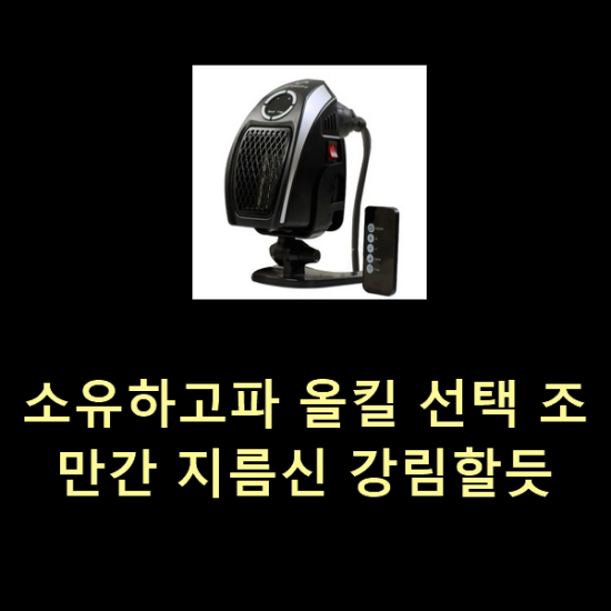 소유하고파 올킬 선택 조만간 지름신 강림할듯