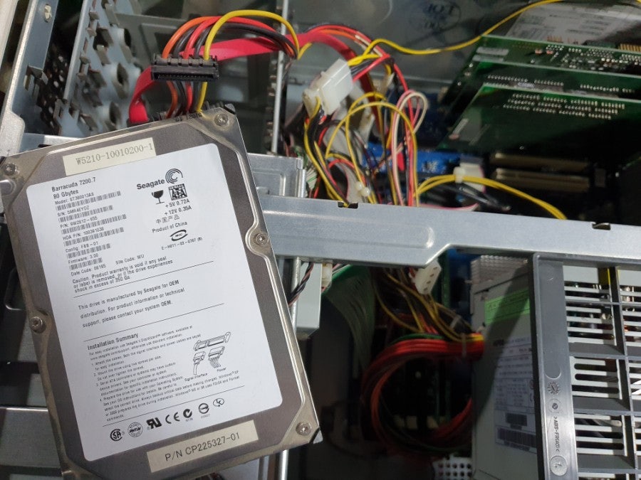아주 오래된 산업용PC 장비PC 수리 - 한별시스템 현장 사진 4