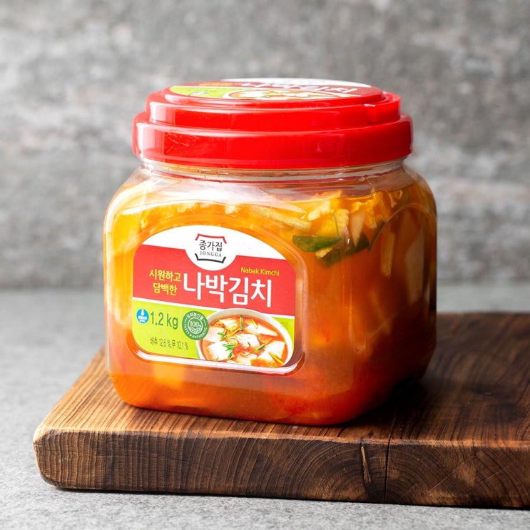 많이 찾는 종가집 담백한 나박김치, 1.2kg, 1개(로켓배송) ···