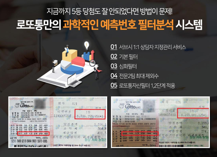 로또통에서 번호 추천받고 당첨 도전하기