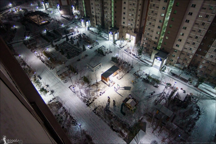  게릴라성 폭설 다음날 창밖 풍경