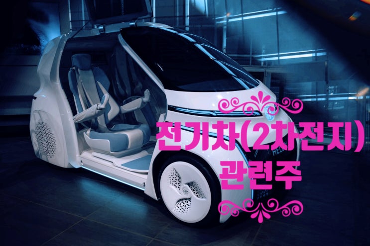  전기차(2차전지) 관련주 15종목 핵심정리 및 2021년 전기차 보조금은 얼마일까?