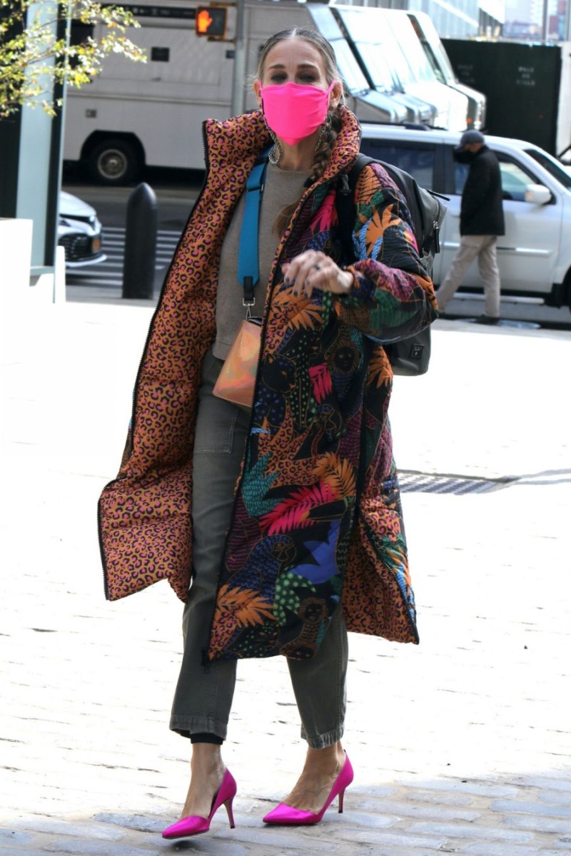 사라 제시카 파커: 패션 여왕의 캐쥬얼한 일상 스타일 : 네이버 블로그, image size:800x1200