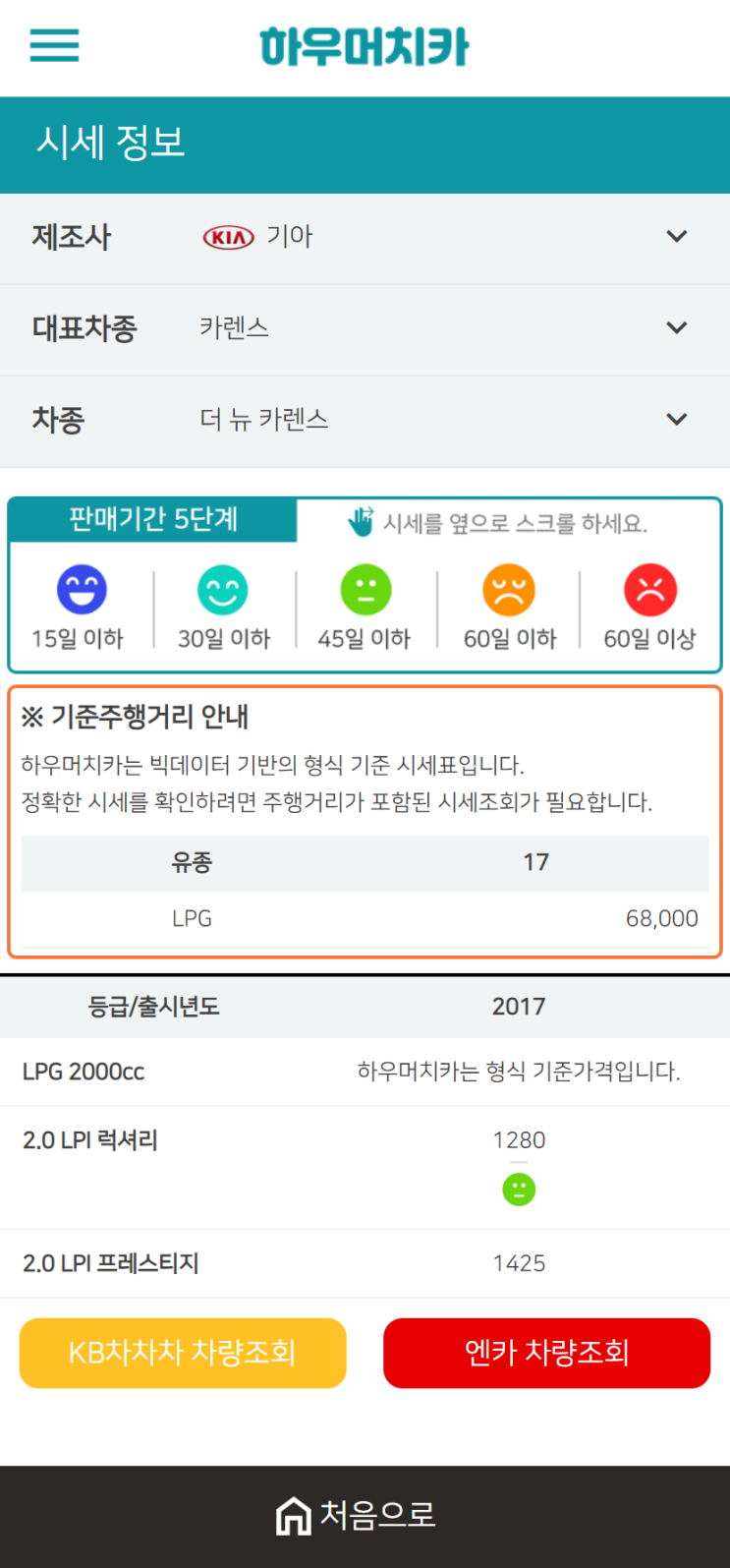 하우머치카 2021년 1월 더 뉴 카렌스 중고차가격.시세표 하우머치카 2021년 1월 더 뉴 카렌스 중고차가격.시세표
