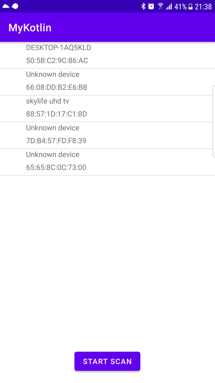  Bluetooth scan ( startDiscovery) 2편