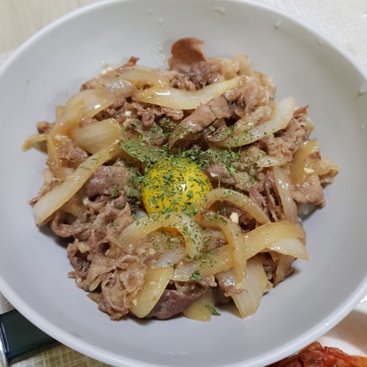  [집밥요리] 부타동 : '대패삼겹살'로 일본식 돼지고기 덮밥 만들기(feat. 유튜브 '맛있다 그리드'
