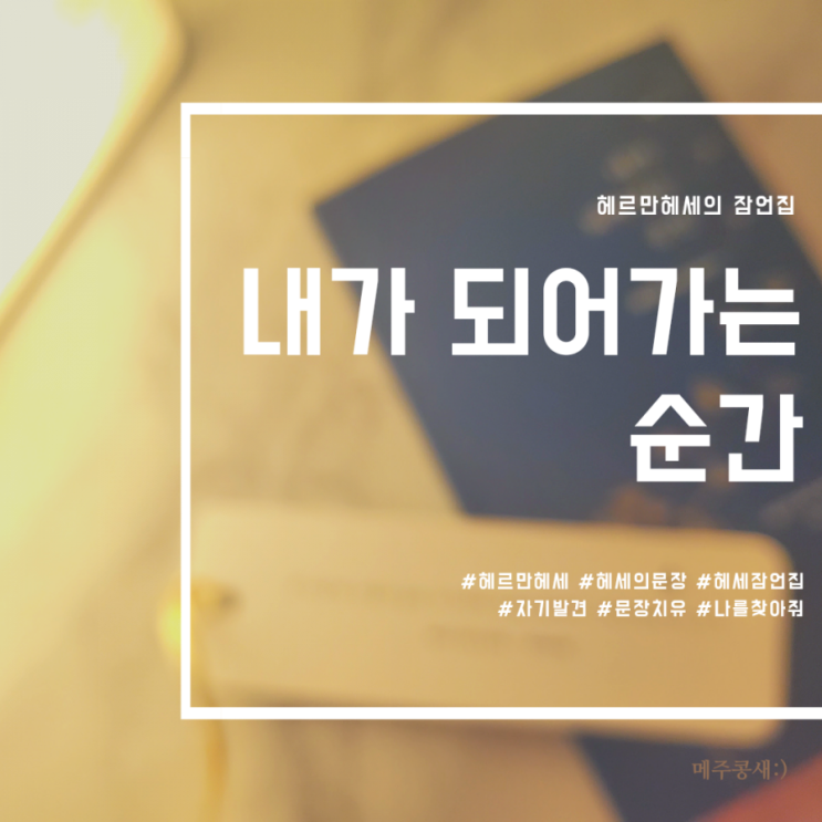  헤르만헤세 잠언집 내가 되어가는 순간 / 나를 발견하는 문장들