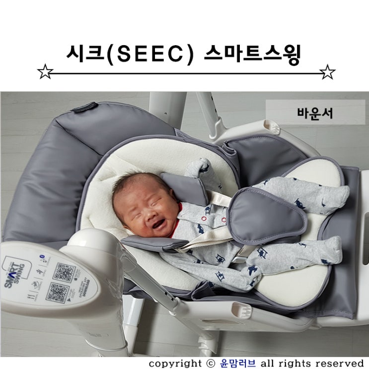  바운서 겸용 아기식탁의자 시크 스마트스윙 내돈내산 솔직후기