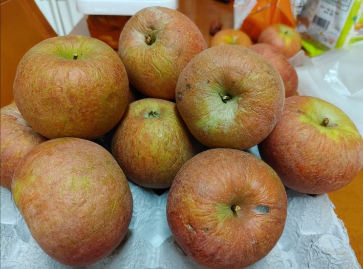 오래된 사과로 간단히 만들기