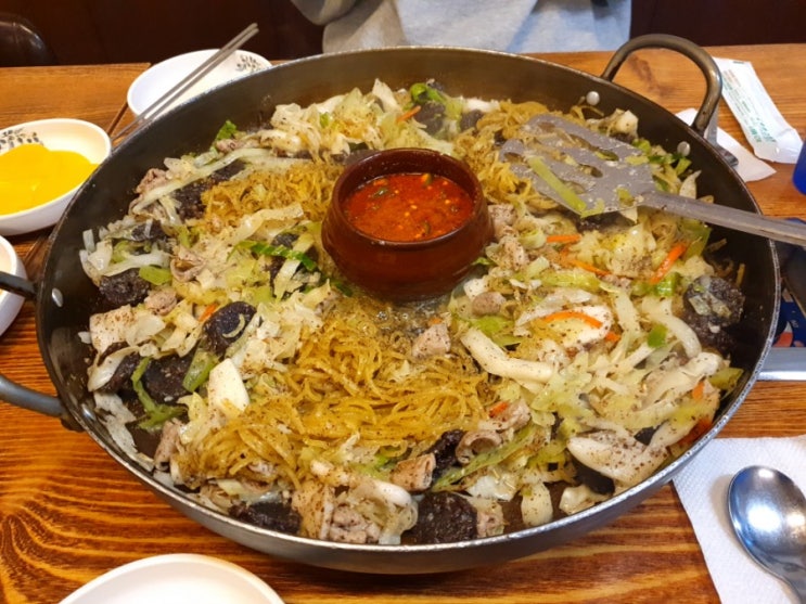 역곡 백순대 맛집 발견 ..!! 원조신림동순대타운