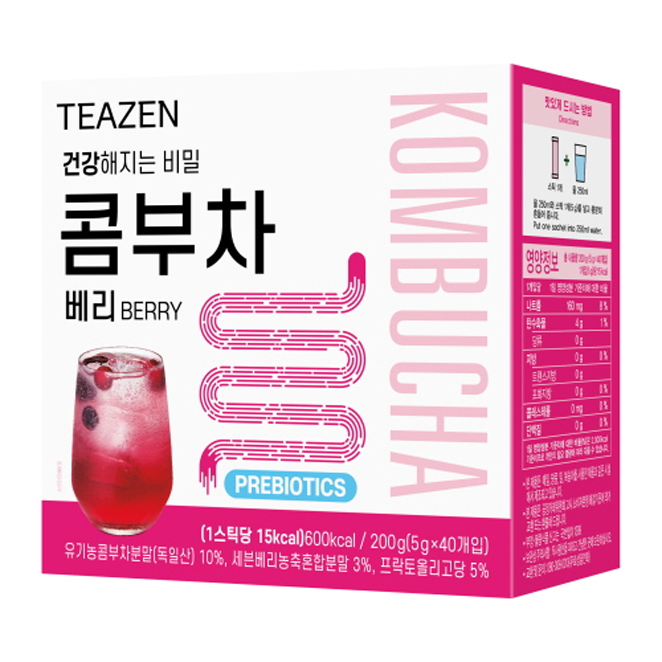 최근 인기있는 티젠 콤부차 베리, 5g, 40개(로켓배송) 추천해요 최근 인기있는 티젠 콤부차 베리, 5g, 40개(로켓배송) 추천해요