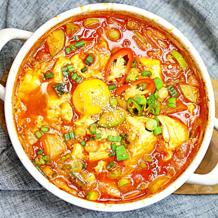  [순두부찌개 끓이는법]얼큰한 찌개종류 순두부 양념장