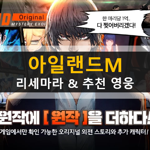 아일랜드M 리세마라 및 선택권 추천 영웅 공략 & 쿠폰 아일랜드M 리세마라 및 선택권 추천 영웅 공략 & 쿠폰