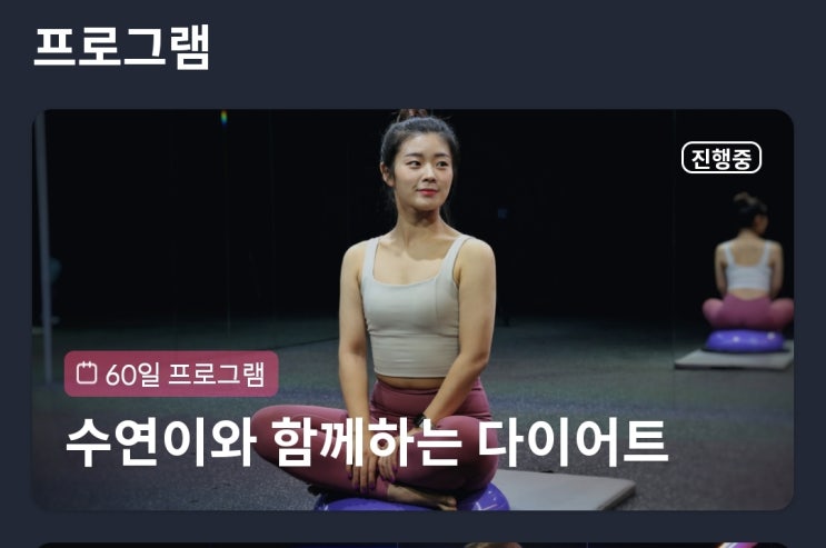  송수연 지방응징 프로그램으로 온라인PT 콰트 홈트 시작!