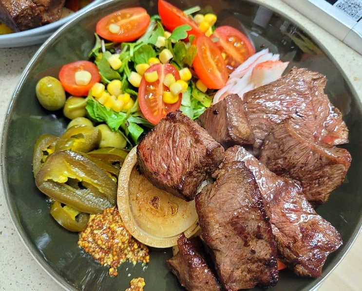  코스트코 부채살 스테이크 집에서 맛있게 굽기 도전!!