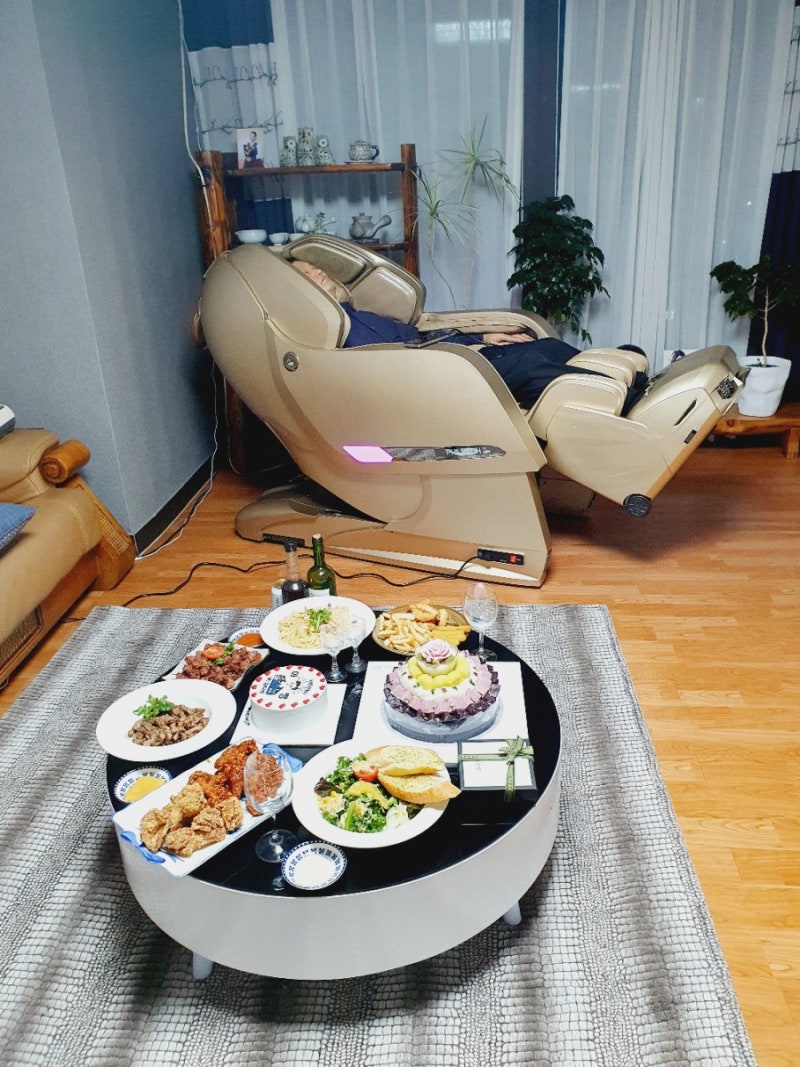 아빠 환갑선물 바디프렌드 파라오2 안마의자