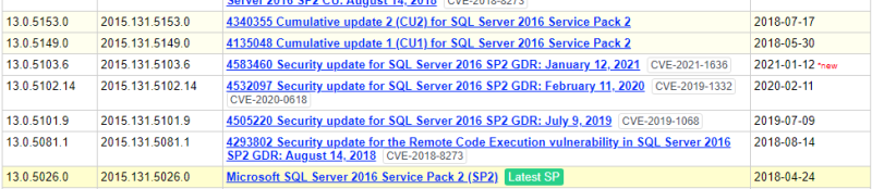 SQL Server 보안 업데이트. GDR vs CU : 네이버 블로그