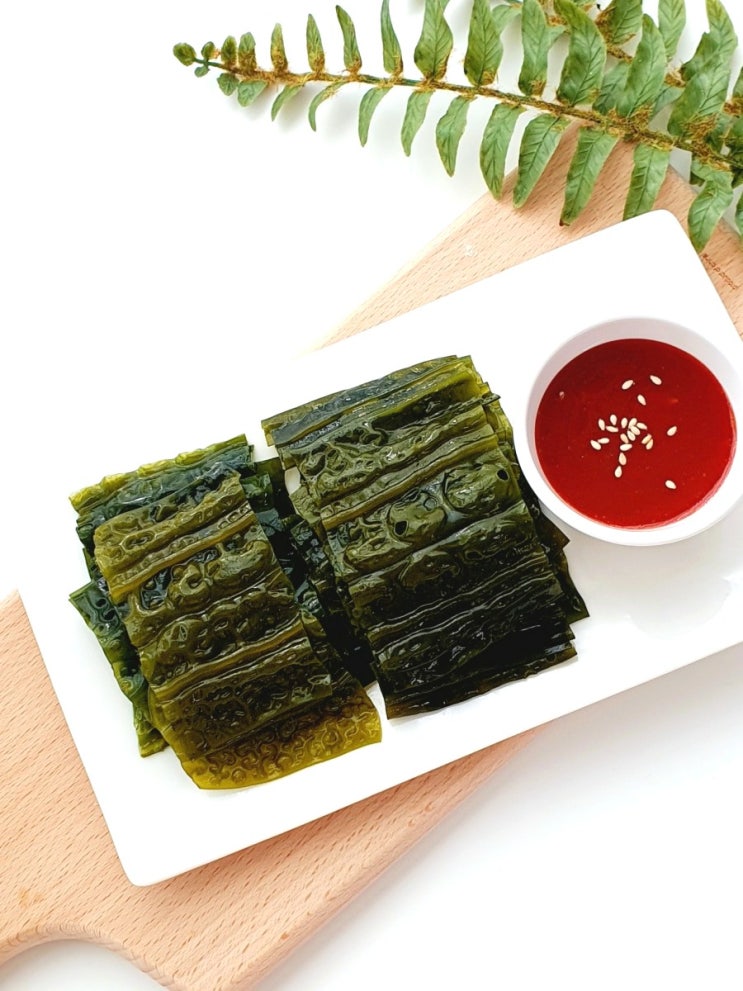  밑반찬으로 쇠미역, 곰피 데치기~ 손질, 먹는법