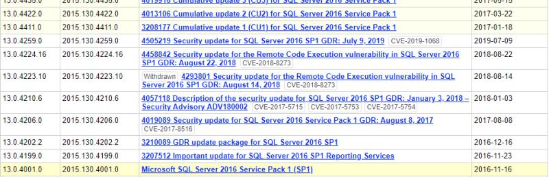 SQL Server 보안 업데이트. GDR vs CU : 네이버 블로그
