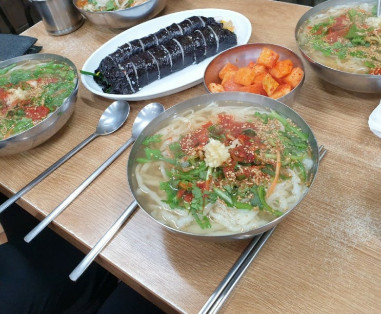  부산 서면 칼국수 맛집 ( 백종원의 3대천왕 ) " 기장손칼국수"