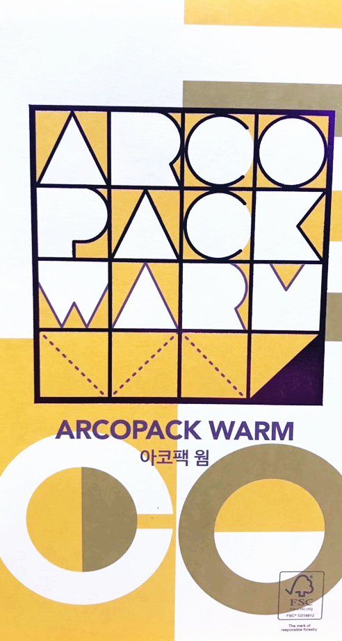 신용종합패키지와 함께 알아가는 박스제작 종이재질_34.Samwon Paper 아코팩 웜(ARCOPACK WARM)