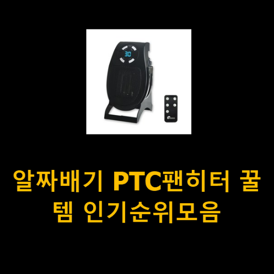 알짜배기 PTC팬히터 꿀템 인기순위모음