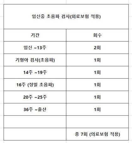 [임신 7주차] 7주차 아기 크기/주차별 아기 크기/초음파 의료보험 적용/초음파 방법/임신 초기 TIP/젤리곰은 언제부터 보이나요?