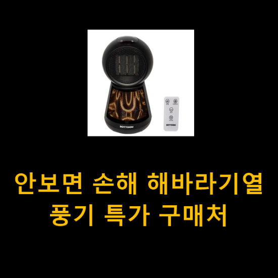 안보면 손해 해바라기열풍기 특가 구매처 안보면 손해 해바라기열풍기 특가 구매처
