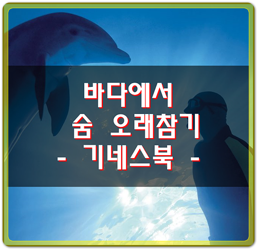  바다에서 숨 오래참기 202m, 기네스 신기록 탄생
