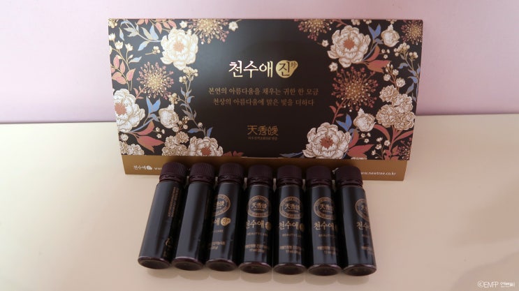  마시는콜라겐 천수애진 :: 피부속건조 홈케어로 딱!