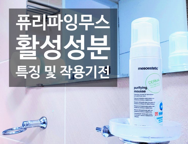  메조에스테틱 퓨리파잉 무스 클렌저(약산성, 피부밸런싱, 정화)