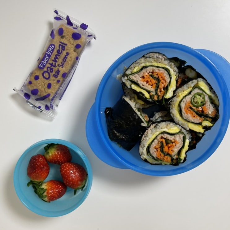  다이어트 요리 : 참치그릭김밥 (다이어트 김밥)