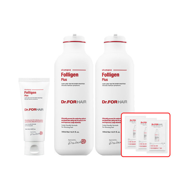 핵가성비 좋은 닥터포헤어 폴리젠 플러스 샴푸 500ml 2개+100ml 1개+사은품 파우치, 1세트 추천합니다