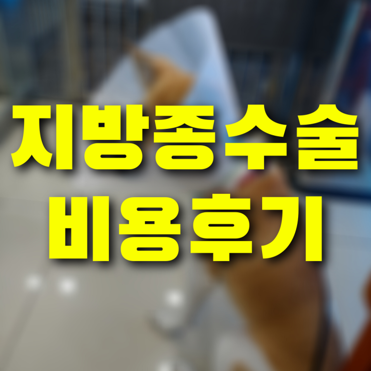  강아지 지방종 제거 수술 비용과 너무 안쓰럽고 짠했던 후기
