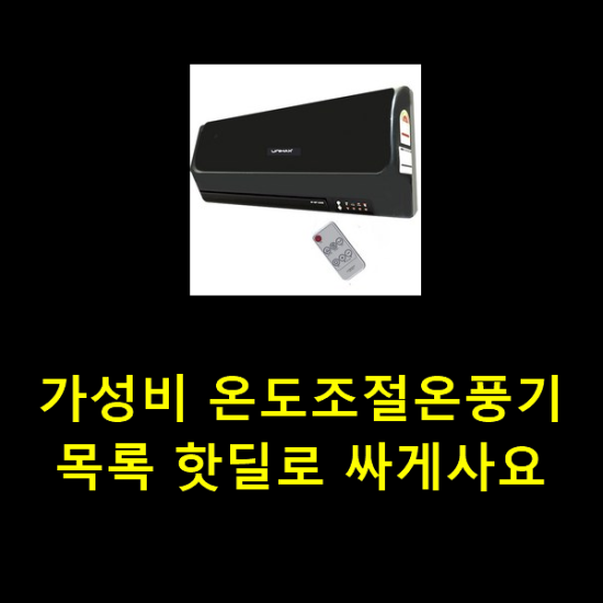 가성비 온도조절온풍기 목록 핫딜로 싸게사요 가성비 온도조절온풍기 목록 핫딜로 싸게사요