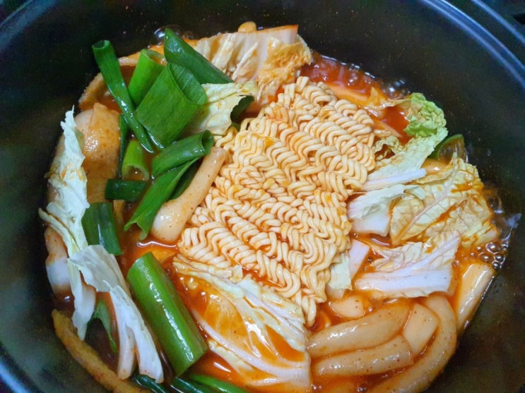  <매일밥상> 냉장고파먹기   라볶기. 청국장(21.01.15)