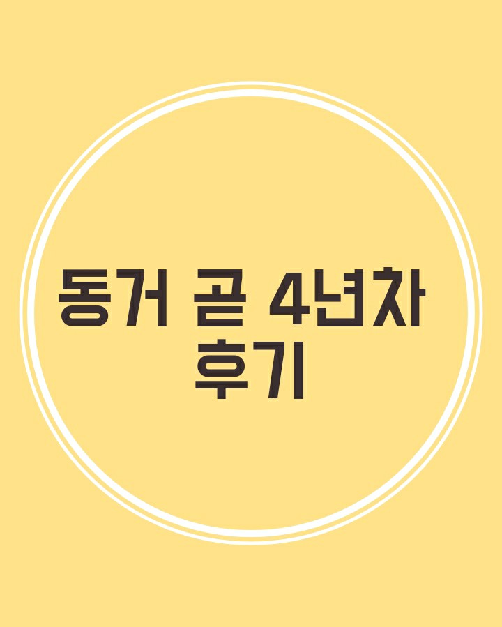  남자친구와 동거 21살에 합쳐 벌써.. 4년 차 /허락과..집안일 등등..