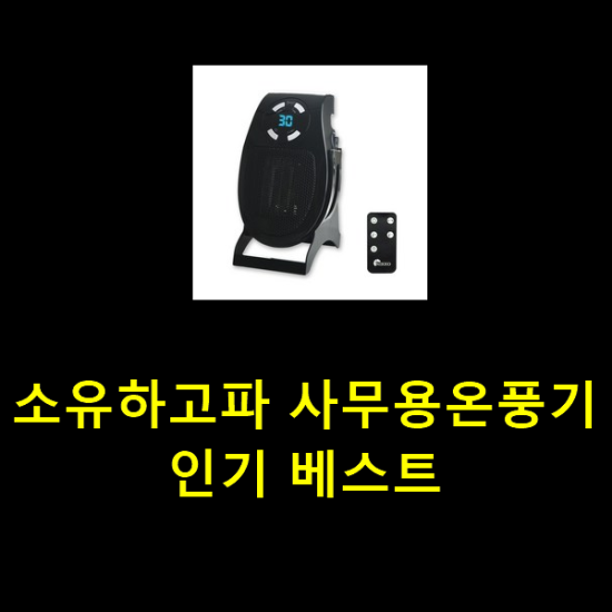 소유하고파 사무용온풍기 인기 베스트