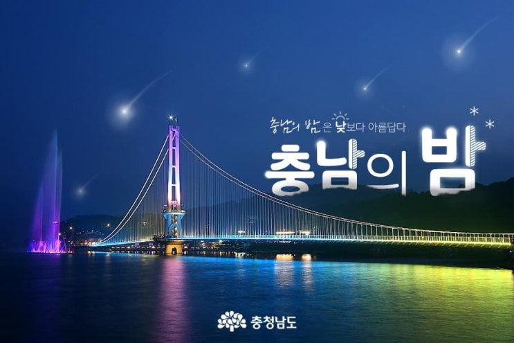 충남의 밤은 낮보다 아름답다 | 충남도청페이스북