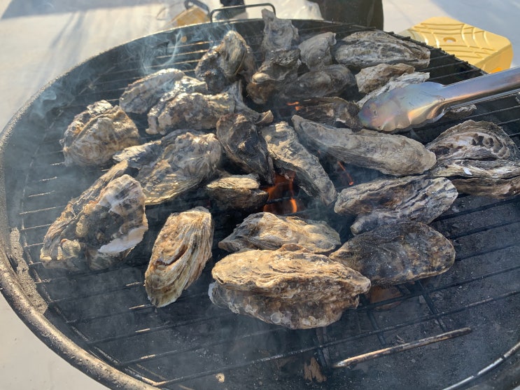  직화 굴구이 무한리필 맛집! 우리집 옥상