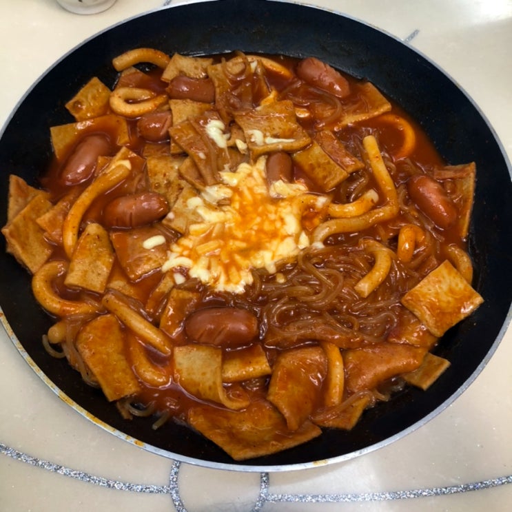  오뚜기 치즈어묵떡볶이 존맛탱 후기