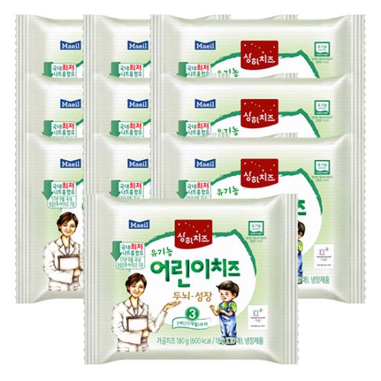 후기가 정말 좋은 [매일유업] 3STEP 유기농 상하 아기치즈 3세(25개월)부터 100매, 3단계 어린이치즈 추천합니다