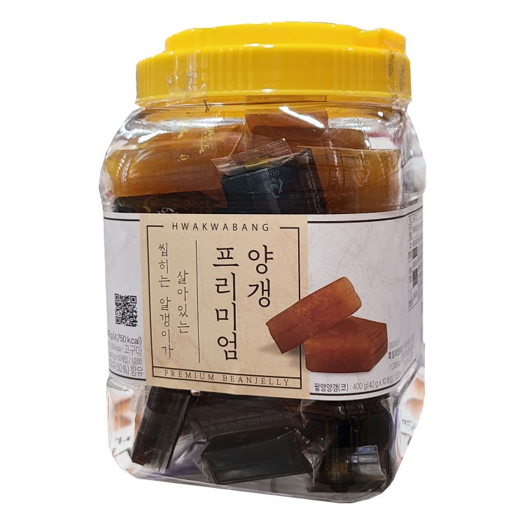 후기가 정말 좋은 화과방 프리미엄 영양갱 40g * 40입 1.6kg ( 코스트코 ) 양갱, 1통 추천합니다