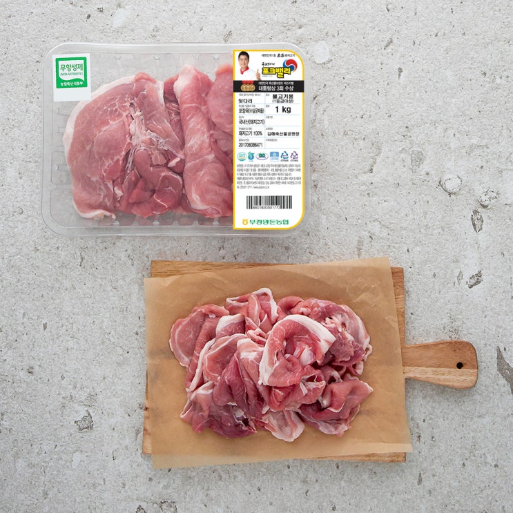 인기 많은 포크밸리 한돈 무항생제 인증 뒷다리살 불고기용 (냉장), 1kg, 1팩(로켓배송) 알아요? 인기 많은 포크밸리 한돈 무항생제 인증 뒷다리살 불고기용 (냉장), 1kg, 1팩(로켓배송) 알아요?